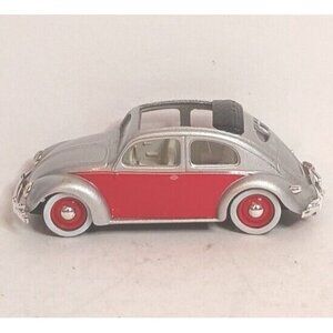 Vitesse Volkswagon VW Beetle Diecast 1:64 Silve Red Vintage Excellent Condition